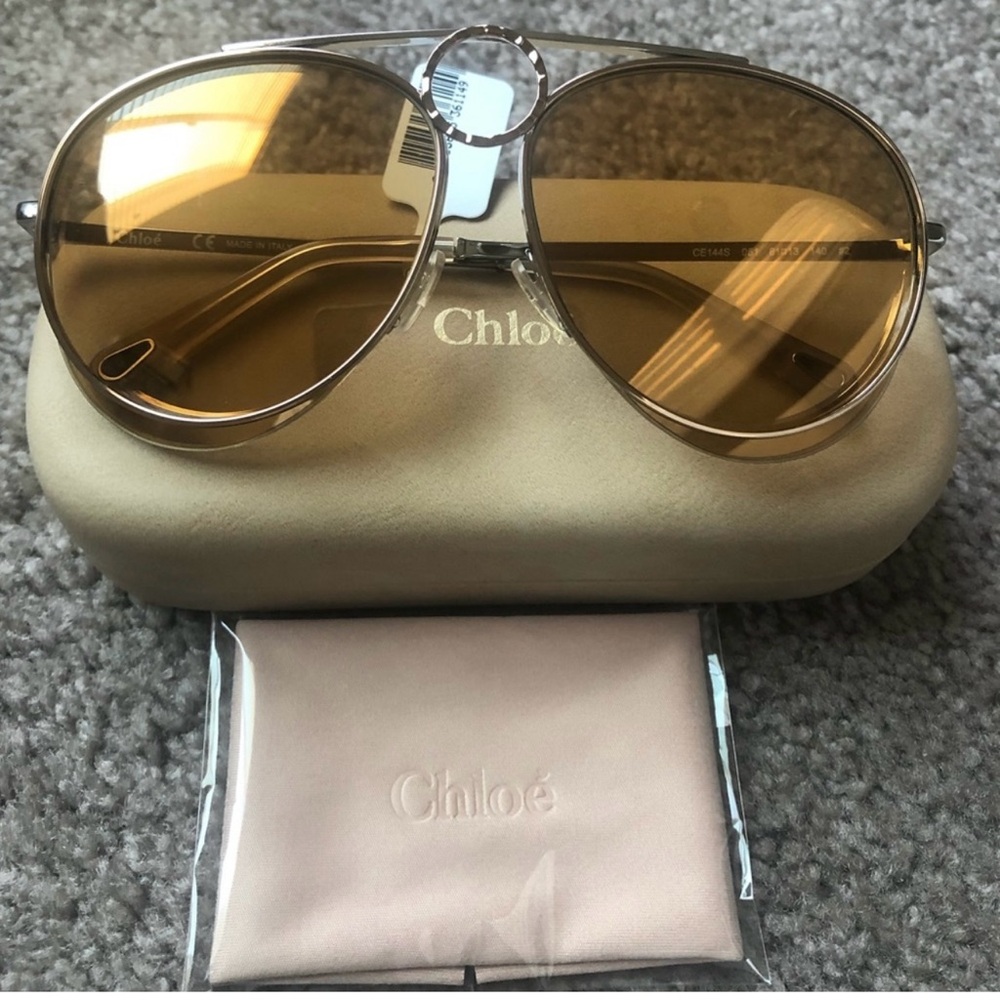 NWT Authentic Chloe “Romie” Sunglasses with case